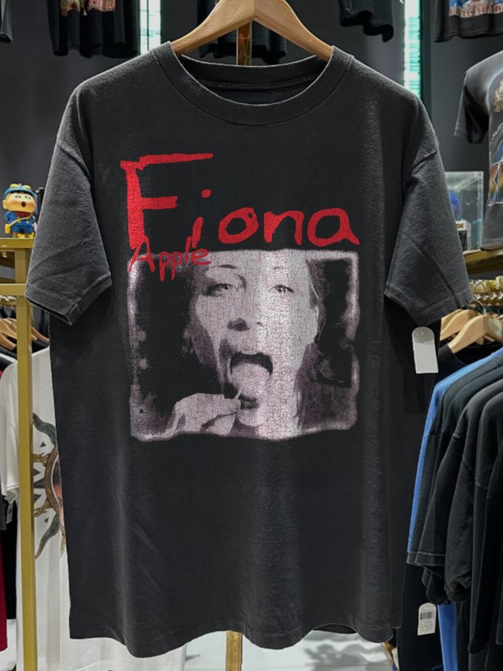 90S Suckerâs Prayer Fiona Apple Rare Washed Black T-Shirt